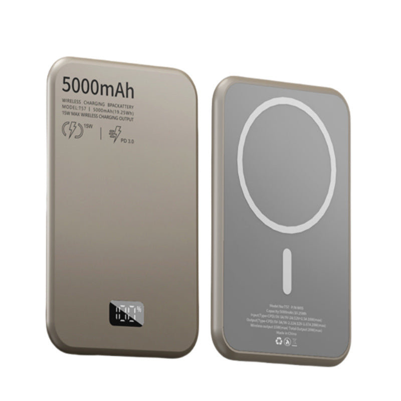 Fast Charge Magnetic Wireless Power Bank – Digital Screen