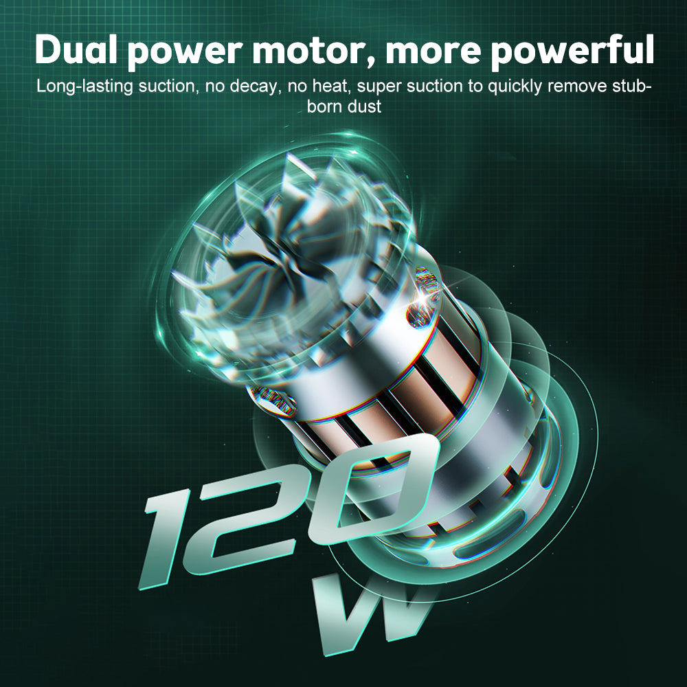 Lightweight Handheld Vacuum Cleaner for Cars and Homes