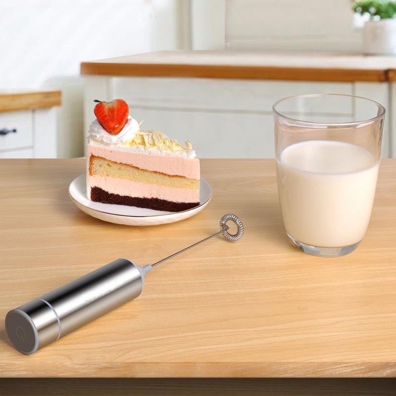 Handheld Electric Milk Frother for Coffee and Lattes