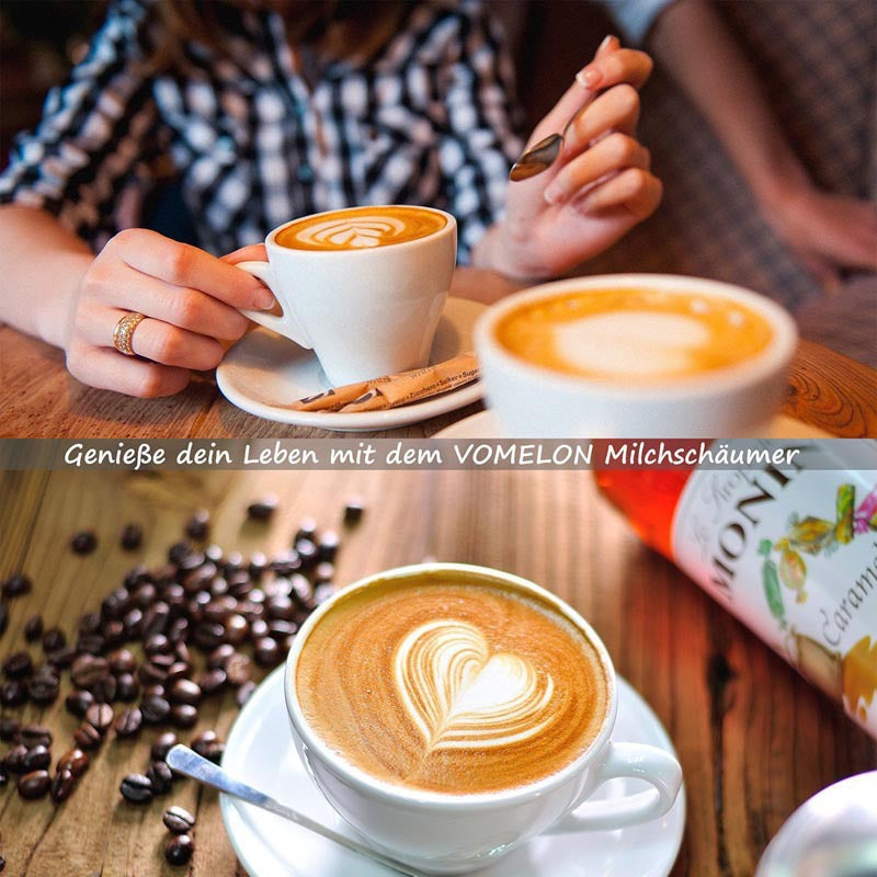 Handheld Electric Milk Frother for Coffee and Lattes
