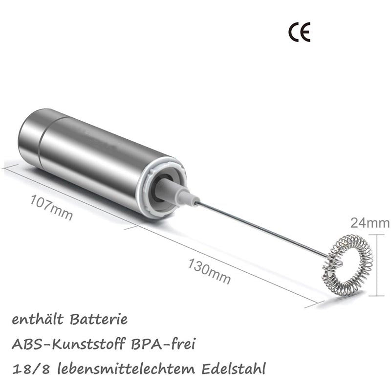 Handheld Electric Milk Frother for Coffee and Lattes
