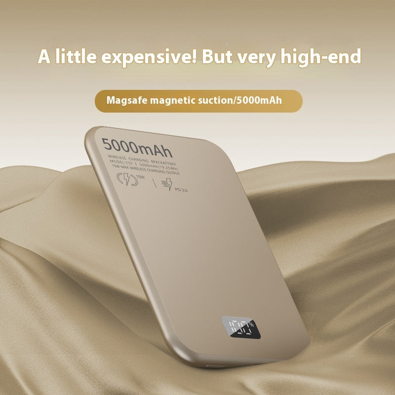 Fast Charge Magnetic Wireless Power Bank – Digital Screen