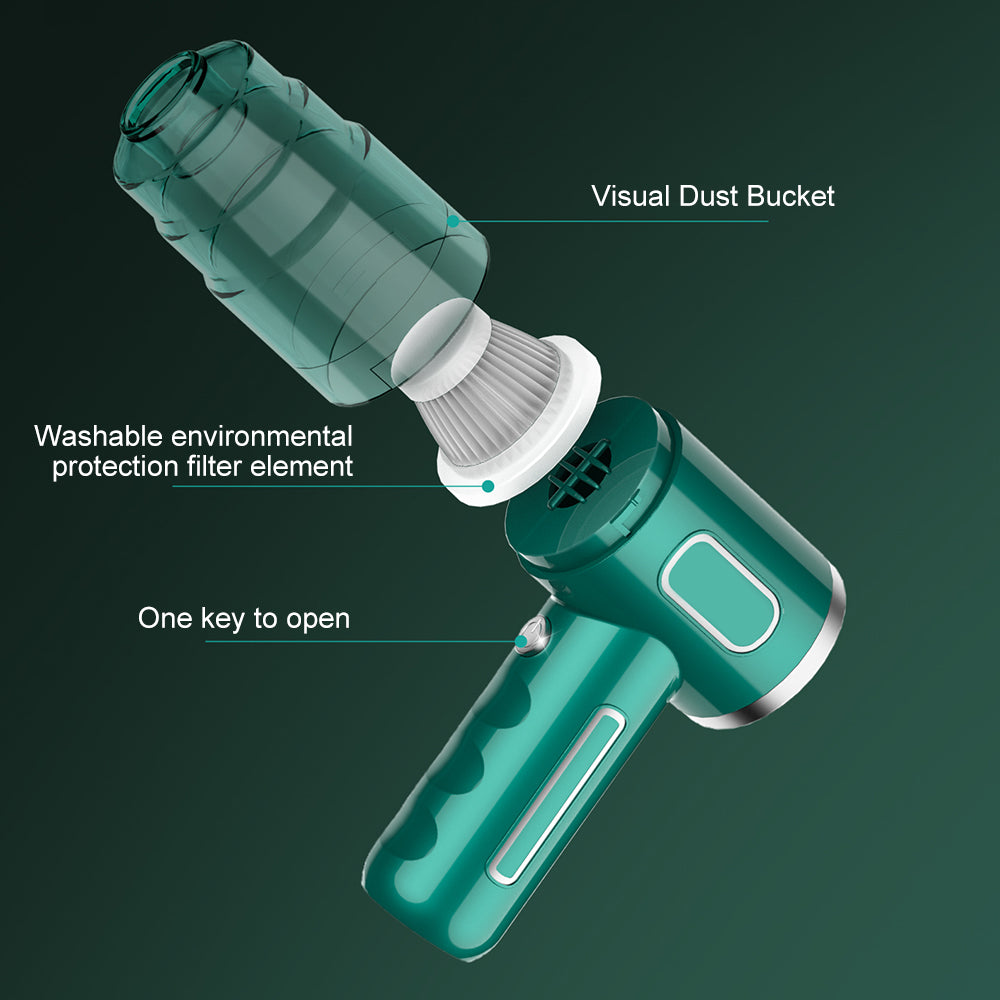 Lightweight Handheld Vacuum Cleaner for Cars and Homes
