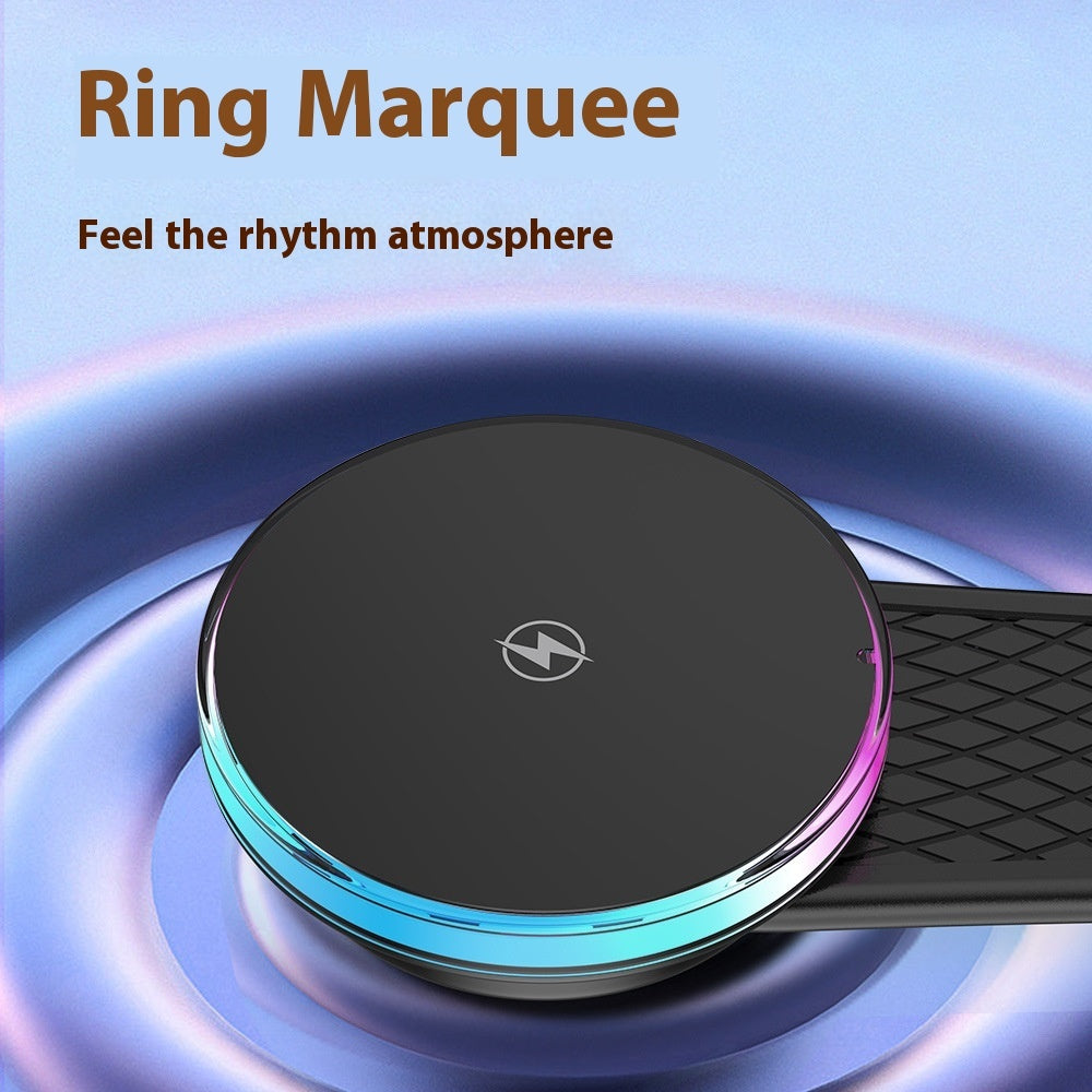 Magnetic Car Phone Charger Mount with Colorful Lights