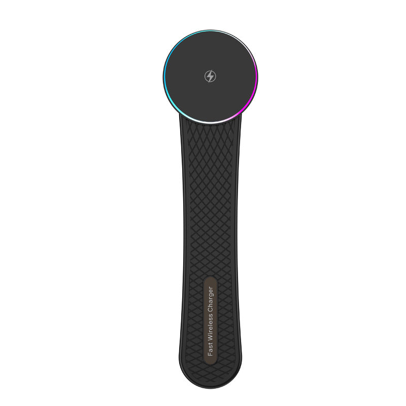 Magnetic Car Phone Charger Mount with Colorful Lights