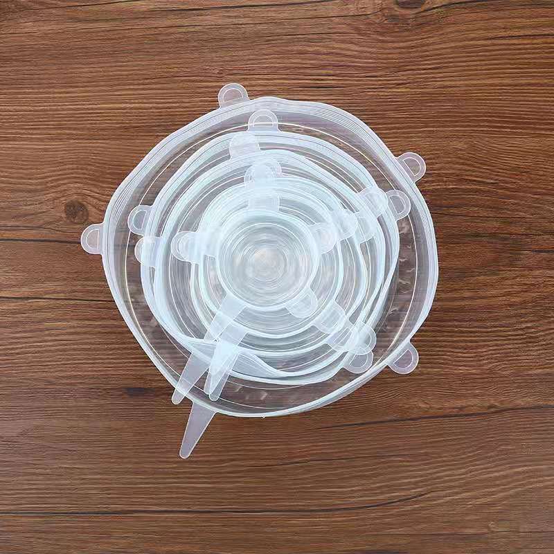 Reusable Silicone Stretch Lids – 6pcs Fresh Food Covers